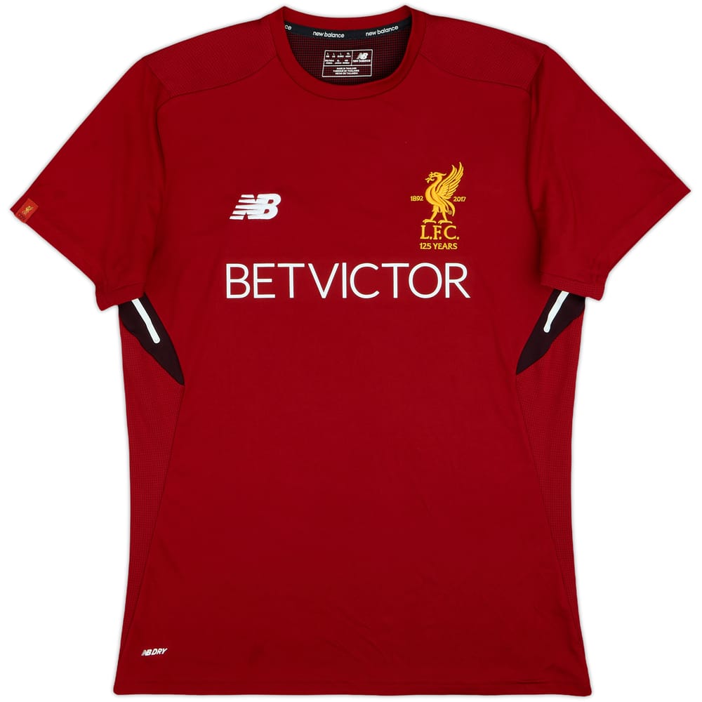 2017-18 Liverpool New Balance Training Shirt - 9/10 - (L)