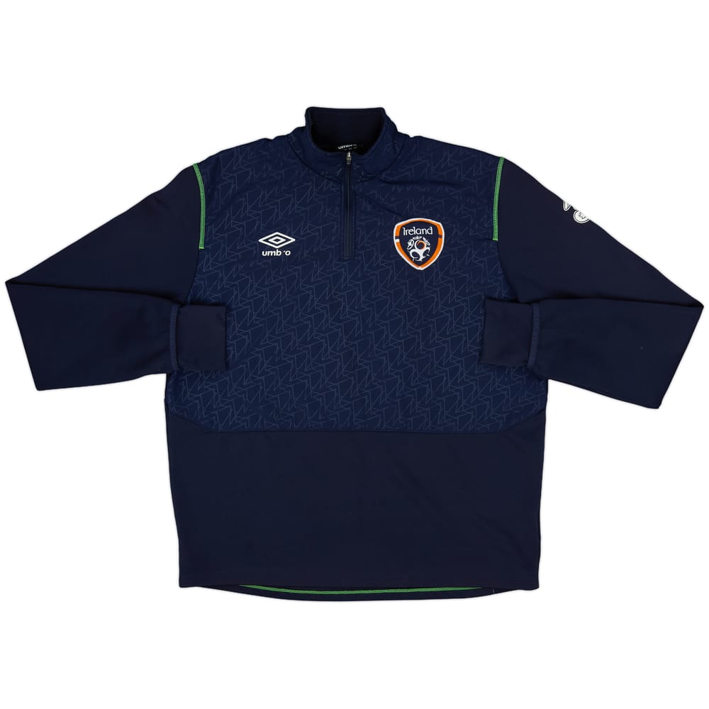 2020-21 Ireland Umbro 1/4 Zip Drill Top - 5/10 - (L.Boys)