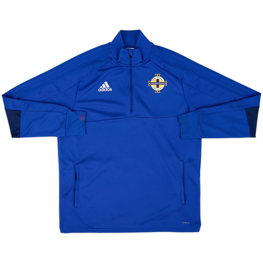 2018-19 Northern Ireland adidas 1/4 Zip Drill Top - 6/10 - (L)