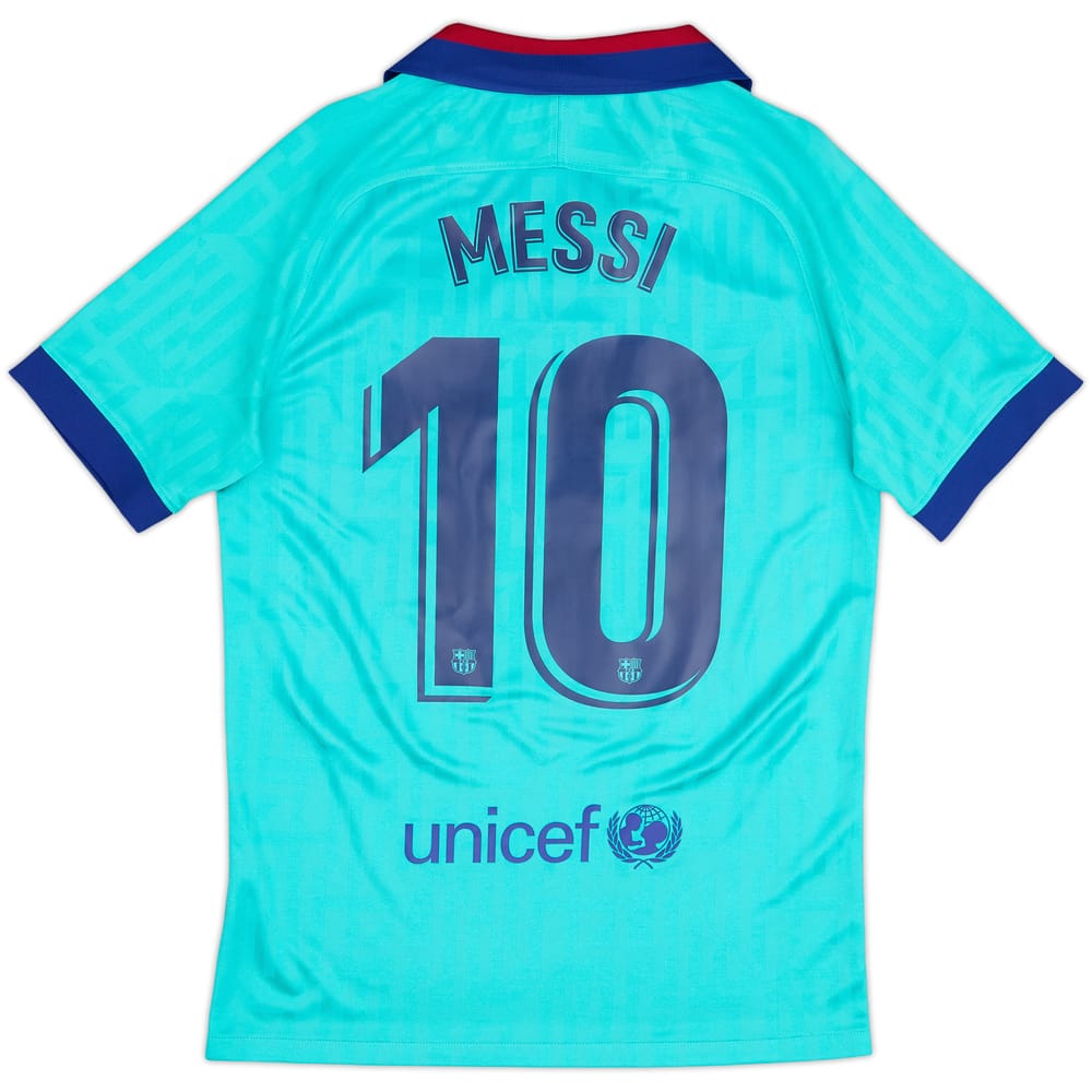 2019-20 Barcelona Tercera Camiseta CL Messi #10 - 9/10 - (S)