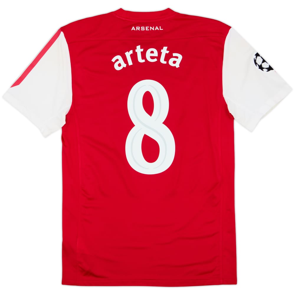 2011-12 Arsenal Home Shirt Arteta #8 - 5/10 - (S)