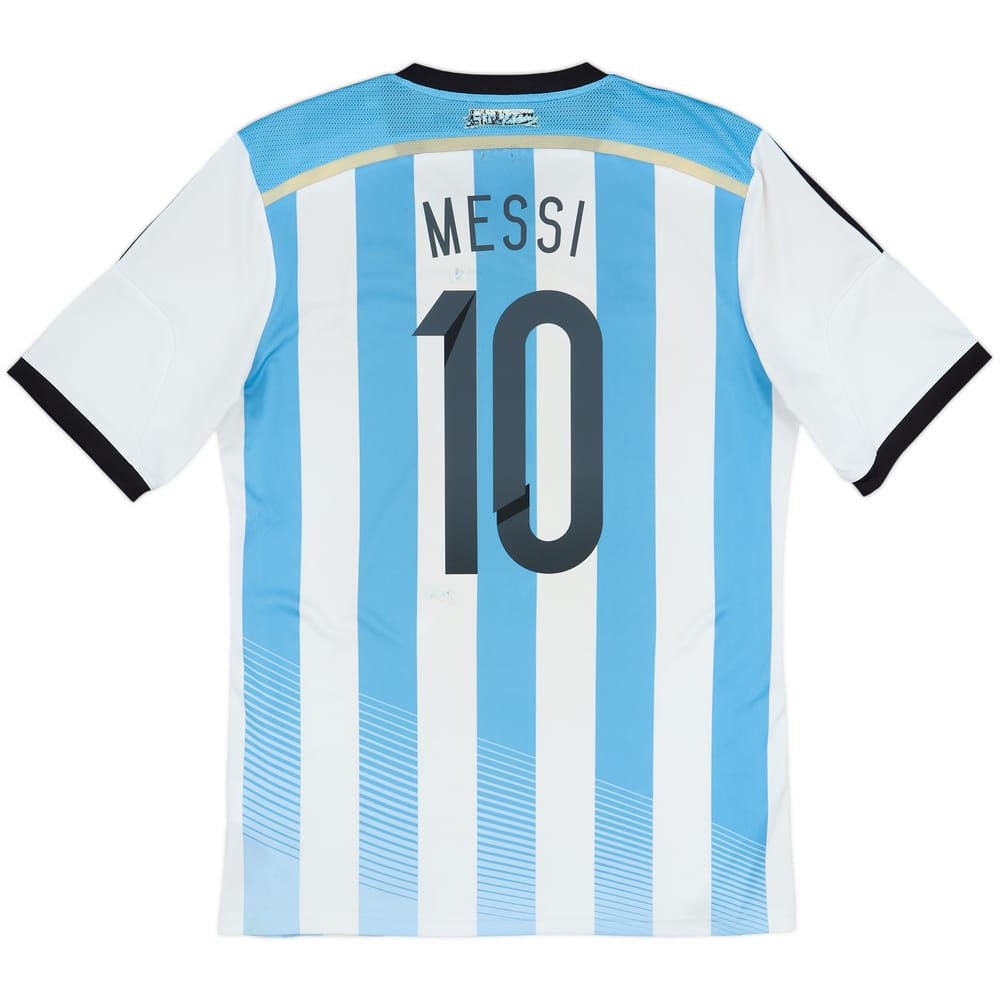 2013-15 Argentina Home Shirt Messi #10 - 5/10 - (L)