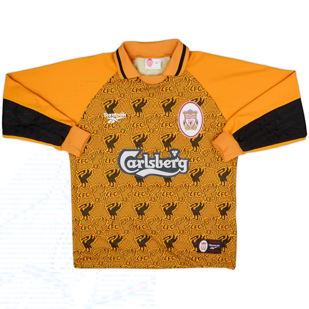 1996-97 Liverpool GK Shirt - 8/10 - (S)