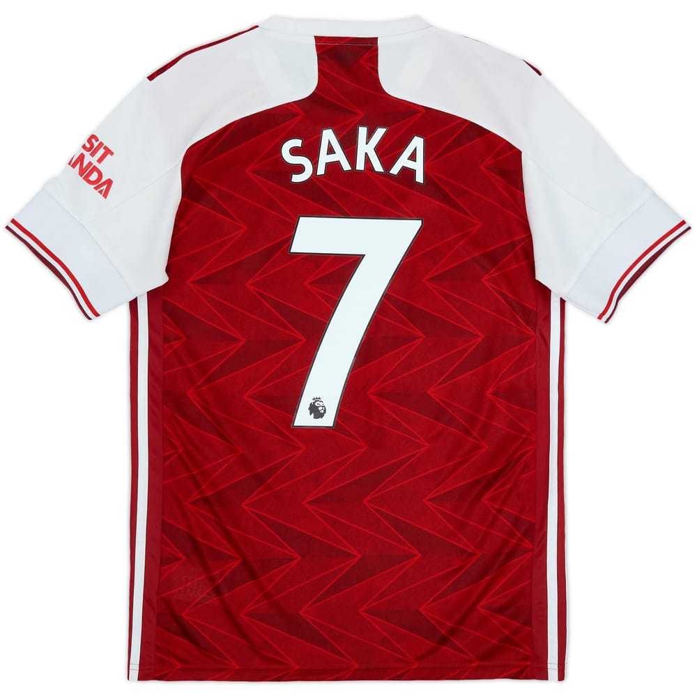2020-21 Arsenal Home Shirt Saka #7 - 5/10 - (S)