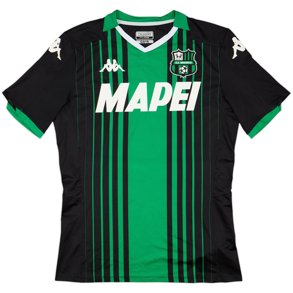 2019-20 Sassuolo Authentic Home Shirt - 7/10 - (XXL)