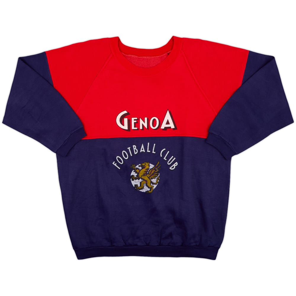 1990-91 Genoa Le Felpe dei Grandi Club Sweat Top - 8/10 - (XL)