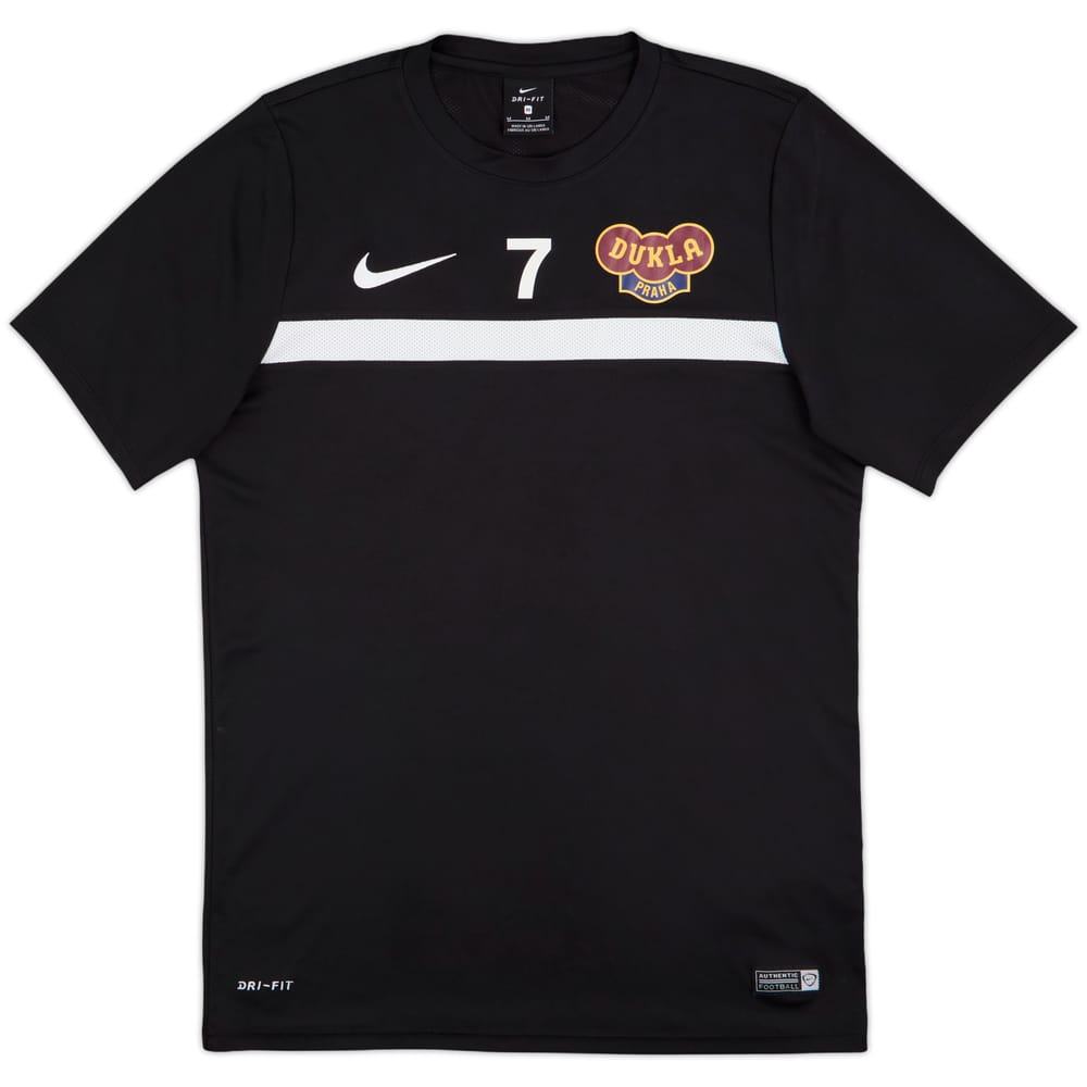 2016-17 Dukla Praha Player Issue Training Shirt #7 - 8/10 - (M)