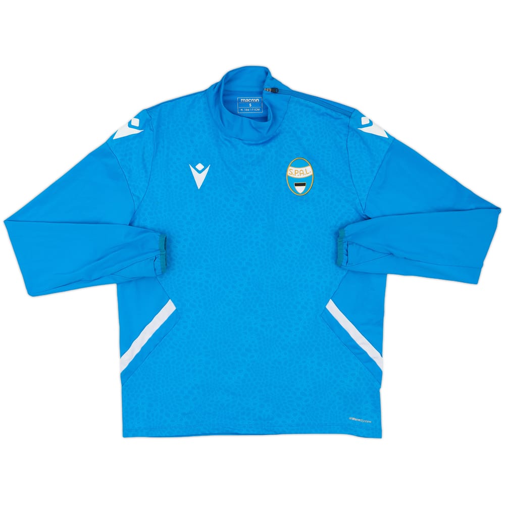 2022-23 SPAL Macron 1/4 Zip Drill Top - 6/10 - (S)
