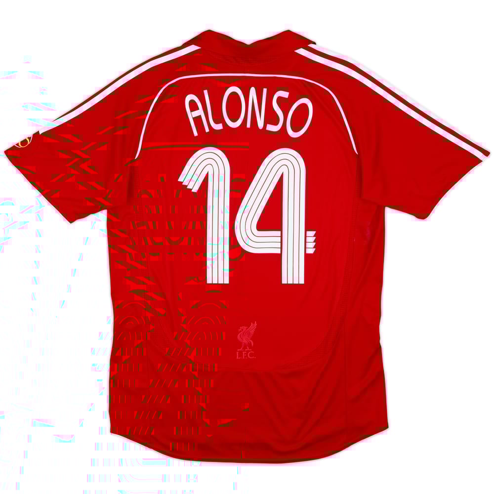 2006-08 Liverpool Home Shirt Alonso #14 - 5/10 - (M)