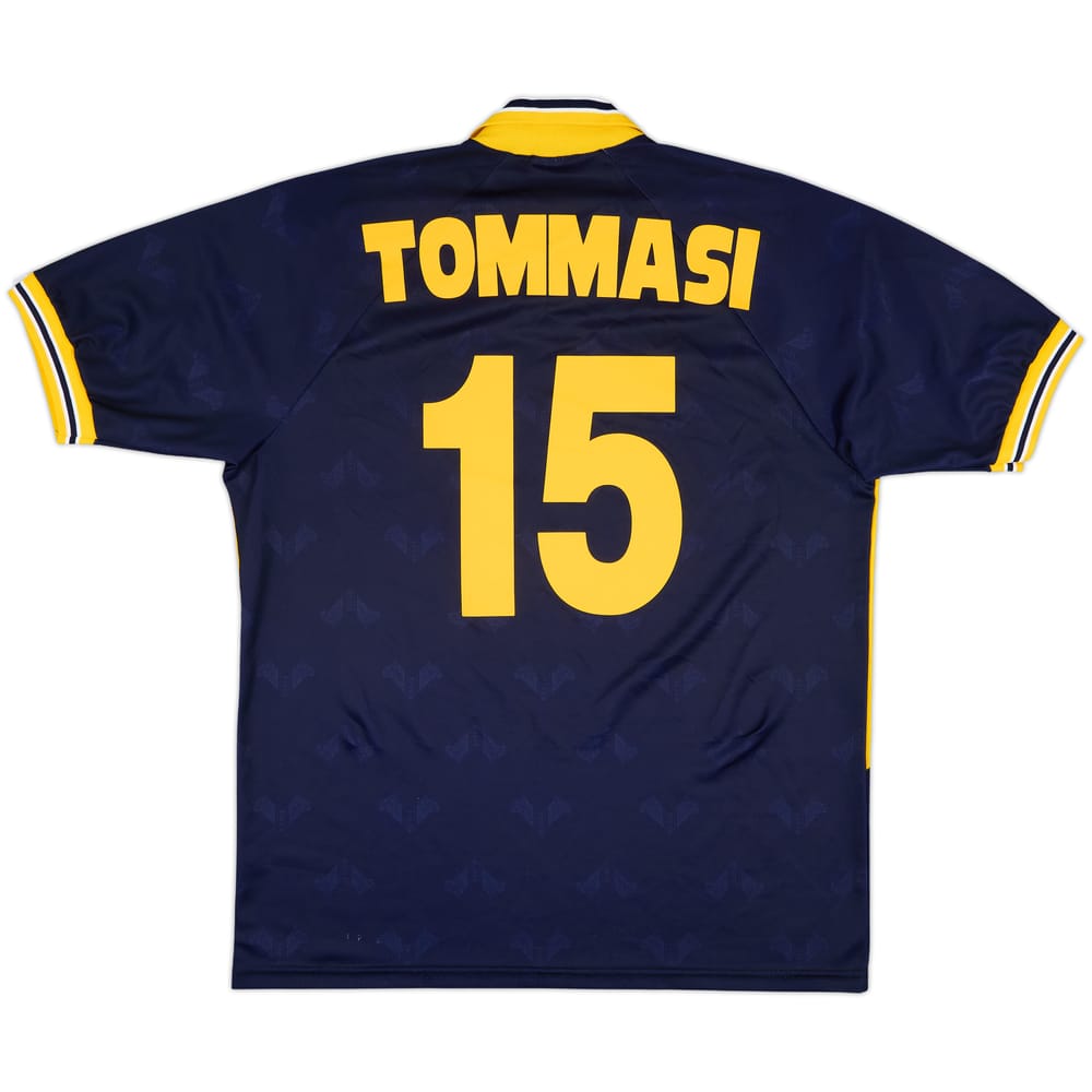 1995-96 Hellas Verona Home Shirt Tommasi #15 - 8/10 - (XL)