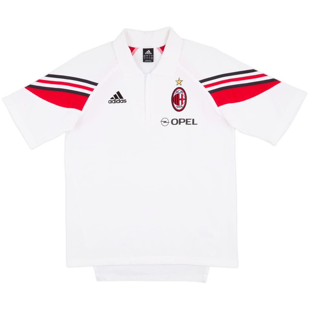 2003-04 AC Milan adidas Polo Shirt - 9/10 - (M/L)