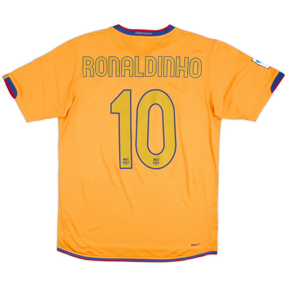 2006-08 Barcelona Away Shirt Ronaldinho #10 - 10/10 - (M)