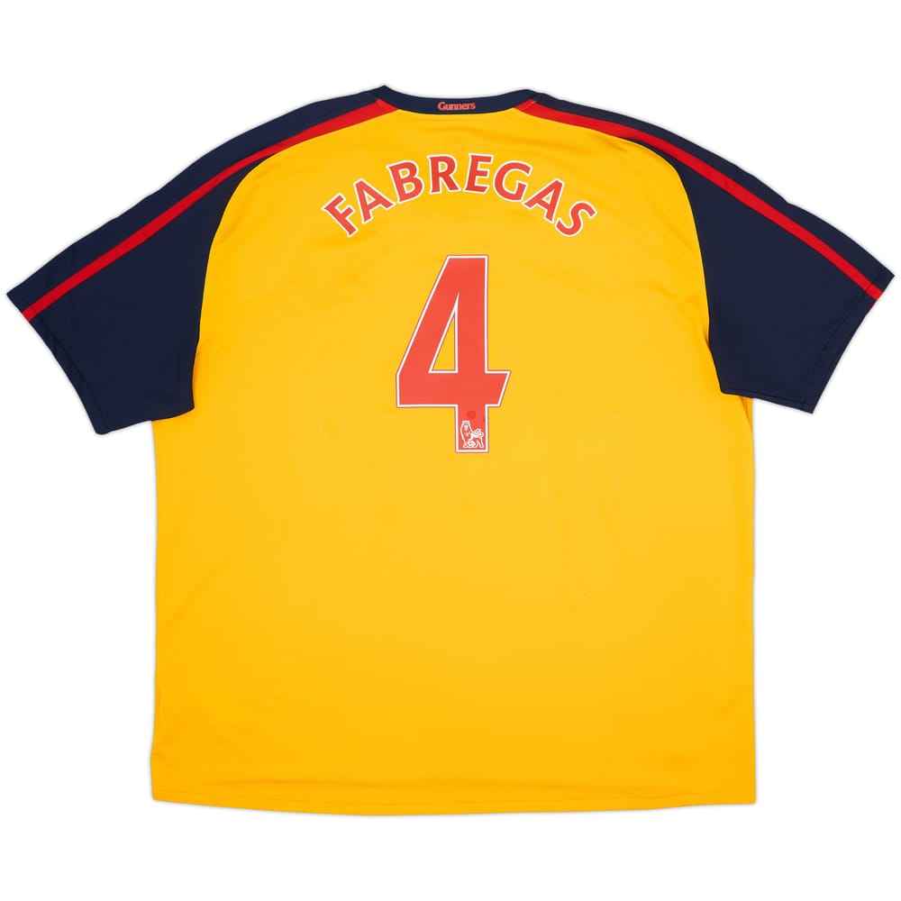2008-09 Arsenal Away Shirt Fabregas #4 - 8/10 - (3XL)