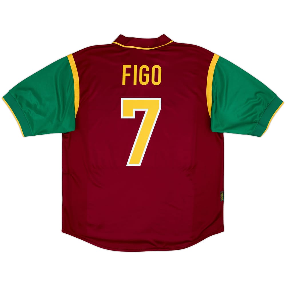 1999-00 Portugal Home Shirt Figo #7 - 8/10 - (XL)