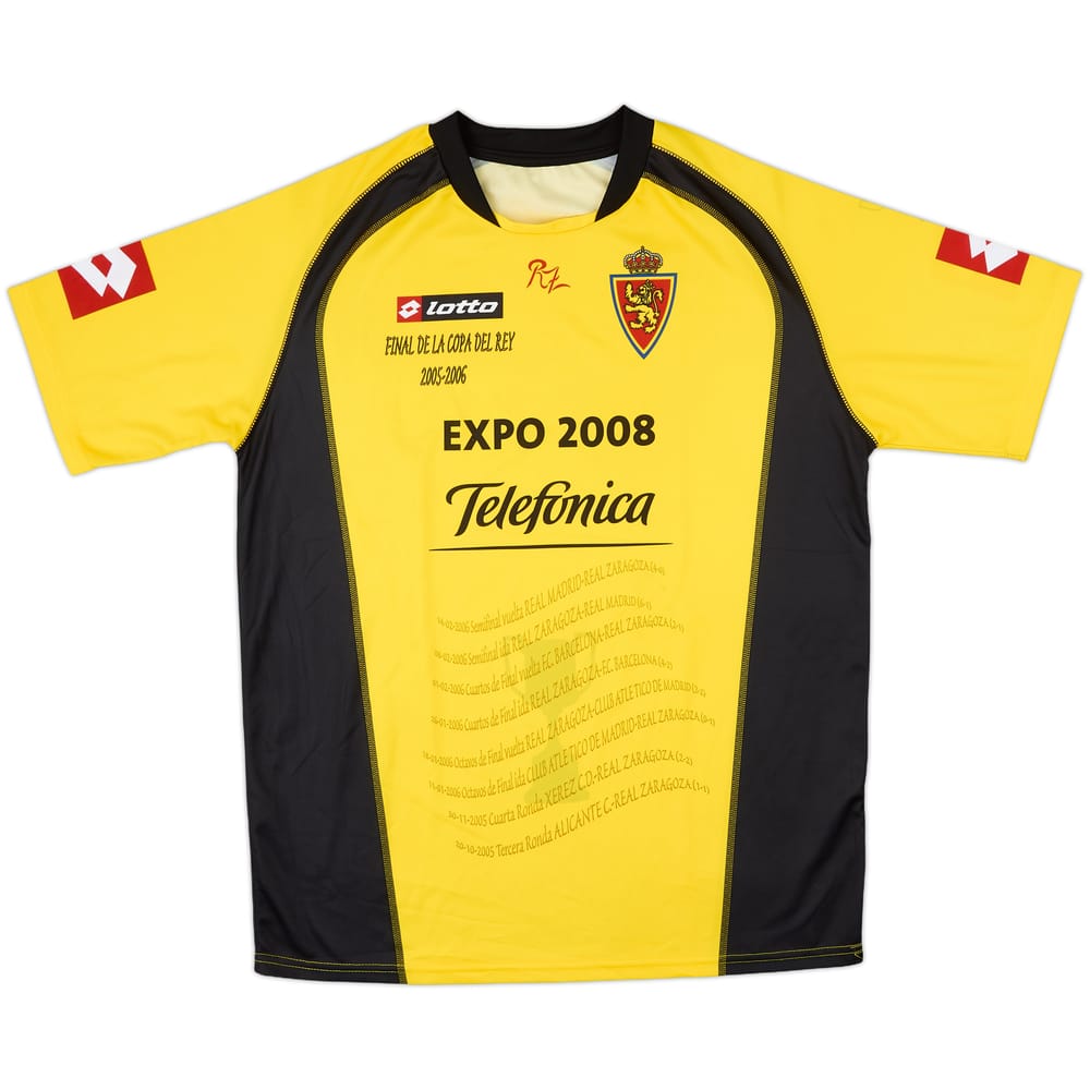 2005-06 Real Zaragoza 'Copa Del Rey Final 2005-06' Third Shirt - 9/10 - (XL)
