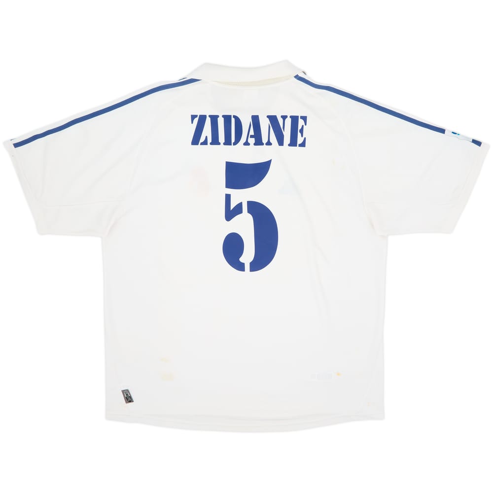 2001 Real Madrid Home Shirt Zidane #5 - 7/10 - (XL)