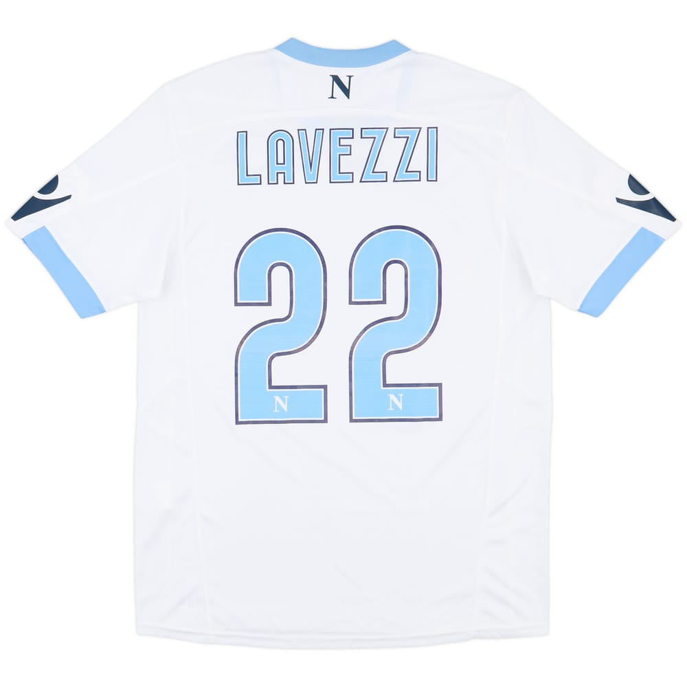 2010-11 Napoli Away Shirt Lavezzi #22 - 8/10 - (M)