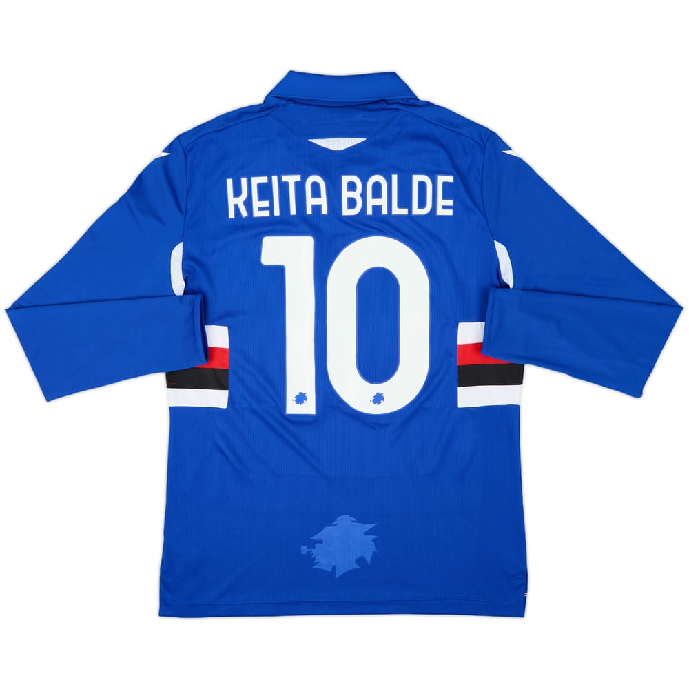 2020-21 Sampdoria Home L/S Shirt Keita Balde #10 - 8/10 - (XL)