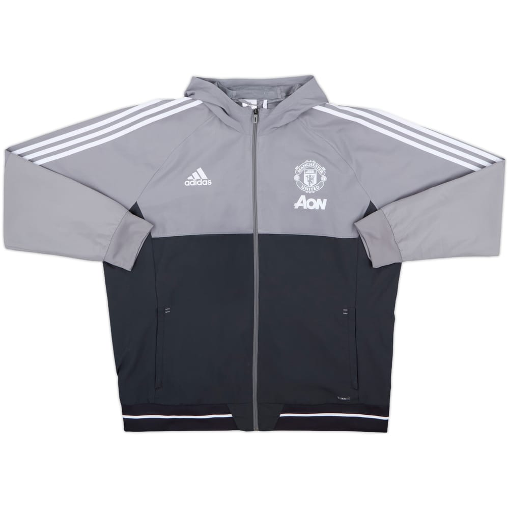 2017-18 Manchester United adidas Track Jacket - 10/10 - (XXL)