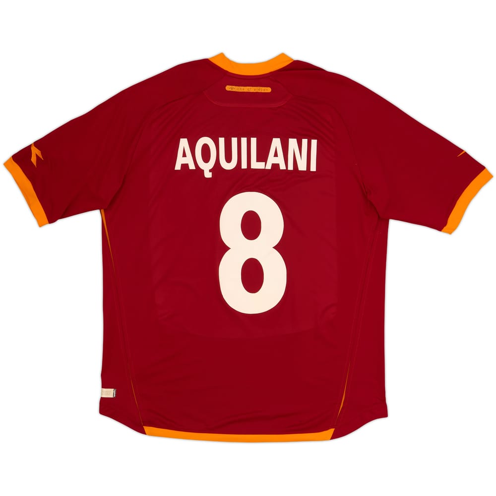 2006-07 Roma Home Shirt Aquiliani #8 - 8/10 - (XXL)