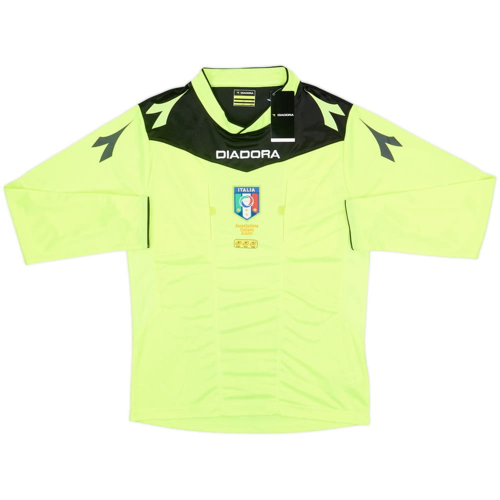 2015-16 Italy Diadora Referee L/S Shirt (XS)