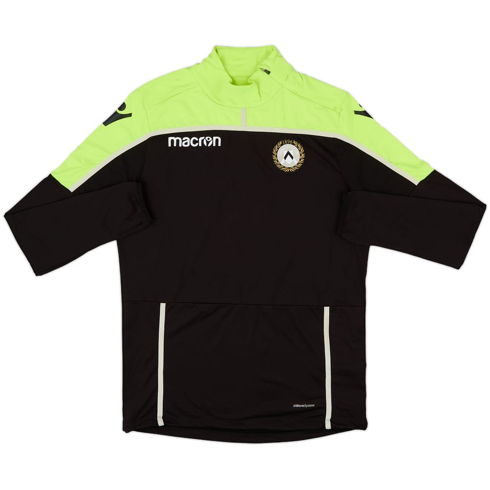 2018-19 Udinese Macron 1/4 Zip Drill Top - 5/10 - (M)