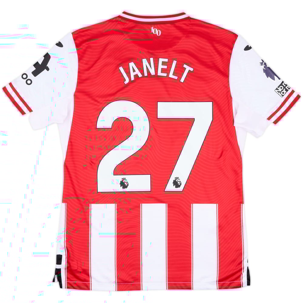 2025-26 Brentford Match Issue Home Shirt Janelt #27
