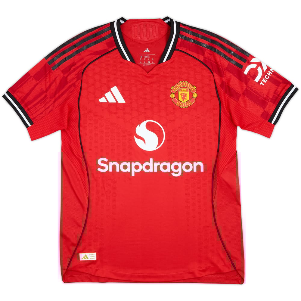 2025-26 Manchester United Player Issue Home Shirt - 9/10 - (M)