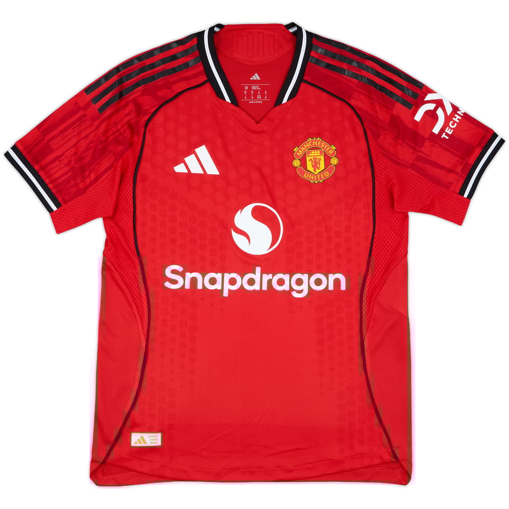 2025-26 Manchester United Player Issue Home Shirt - 9/10 - (M)