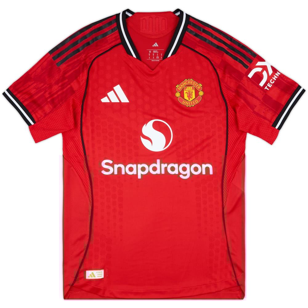 2025-26 Manchester United Player Issue Home Shirt - 9/10 - (M)