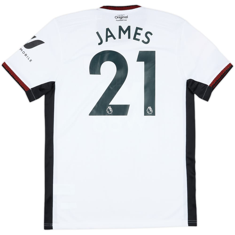 2022-23 Fulham Match Issue FA Cup Home Shirt James #21