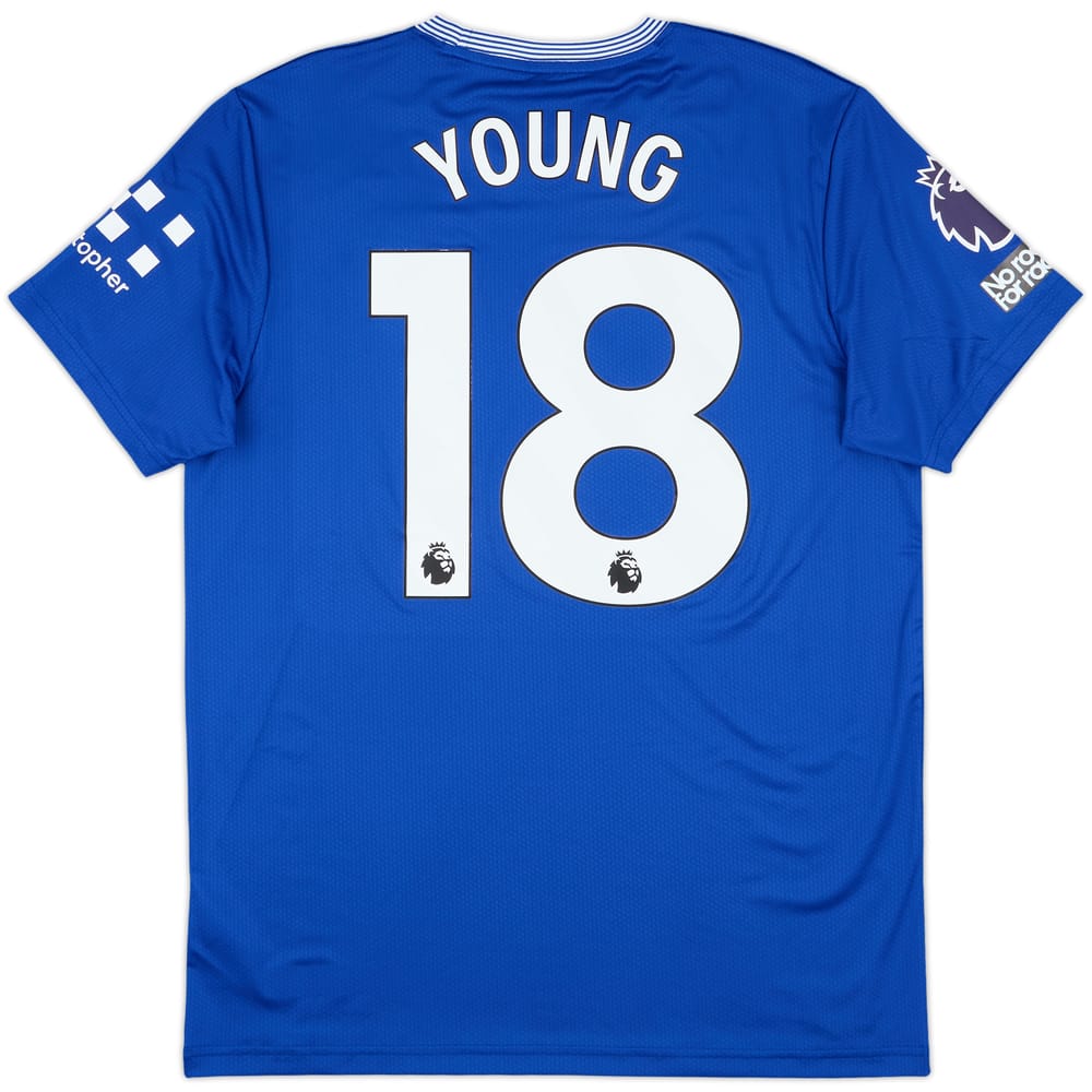2024-25 Everton Match Issue Home Shirt Young #18