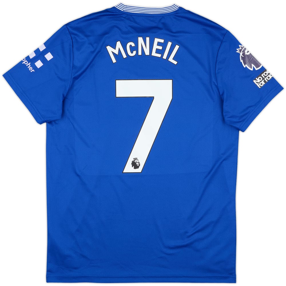 2024-25 Everton Match Issue Home Shirt McNeil #7