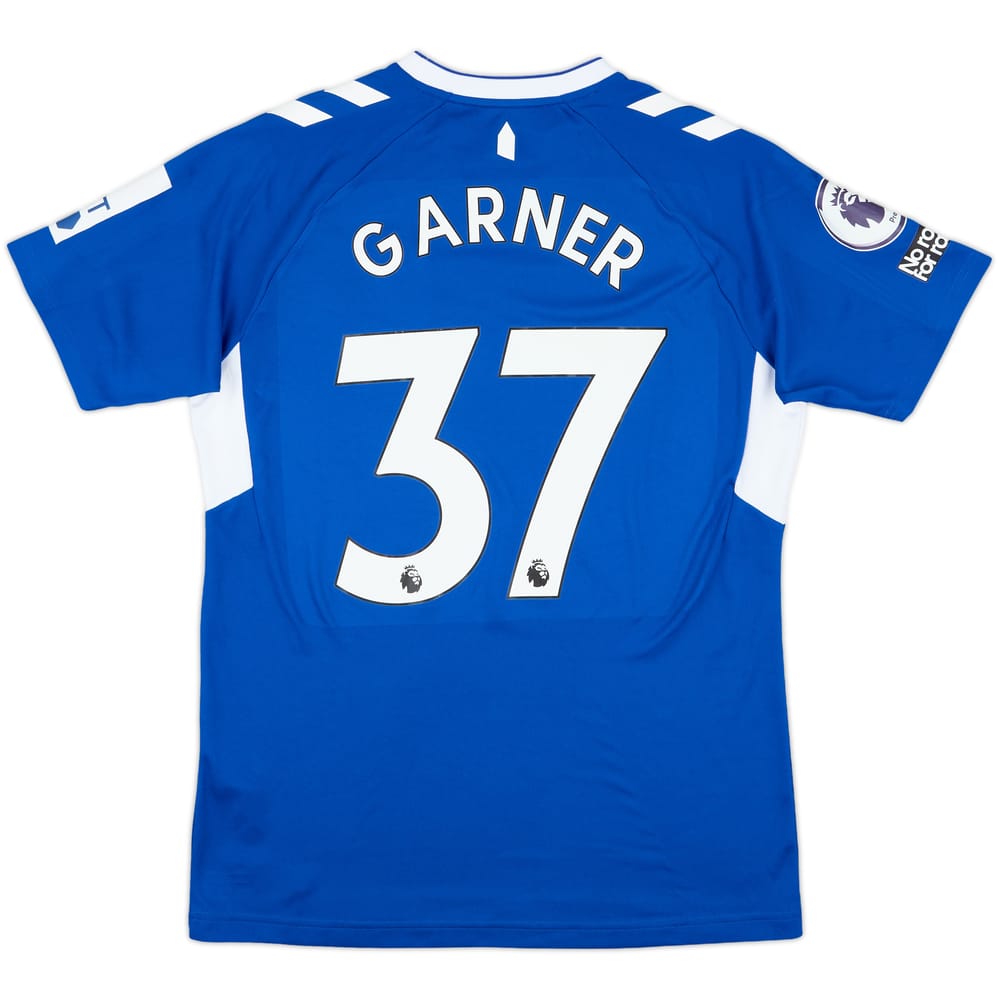 2022-23 Everton Match Issue Home Shirt Garner #37