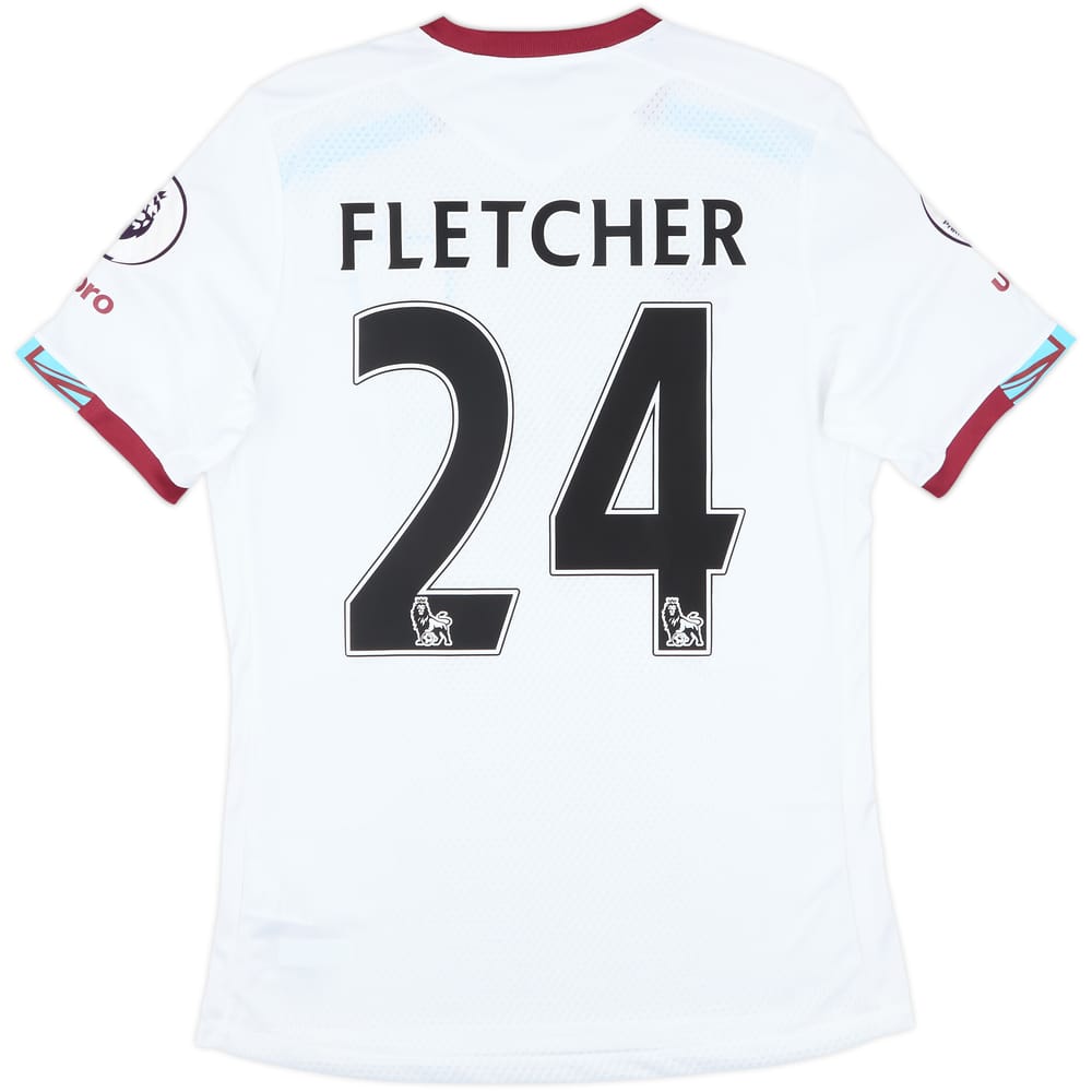 2016-17 West Ham Match Issue Away Shirt Fletcher #24
