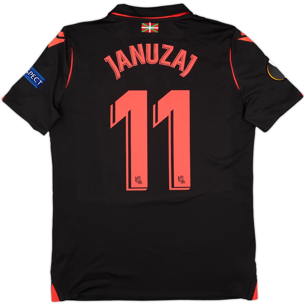 2020-21 Real Sociedad Match Issue Europa League Away Shirt Januzaj #11