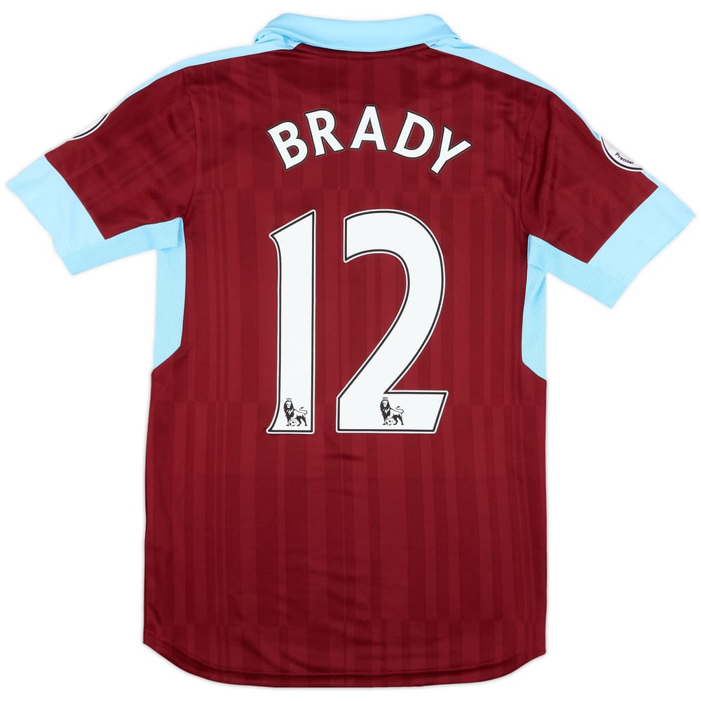 2016-17 Burnley Match Issue Home Shirt Brady #12