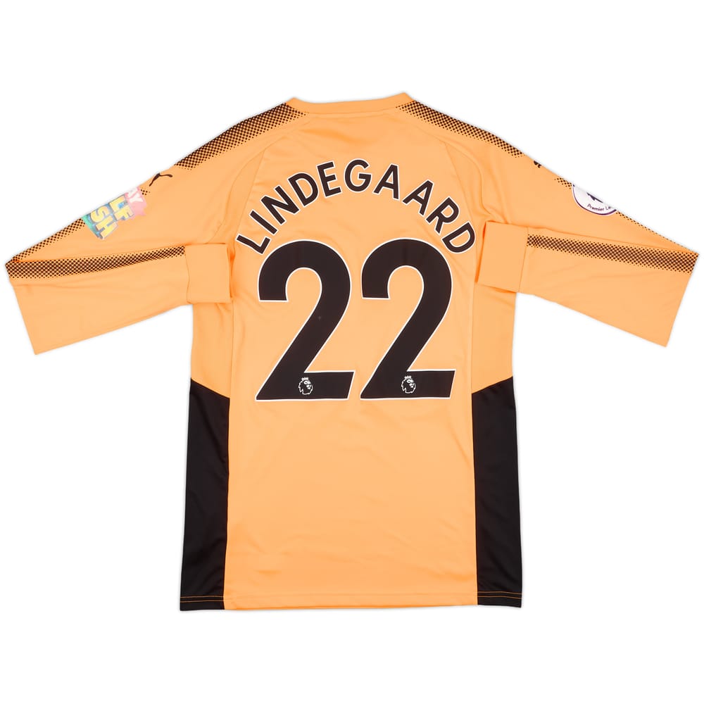 2017-18 Burnley Match Issue GK Shirt Lindegaard #22