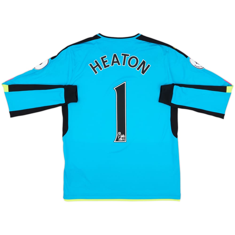 2016-17 Burnley Match Issue GK Shirt Heaton #1