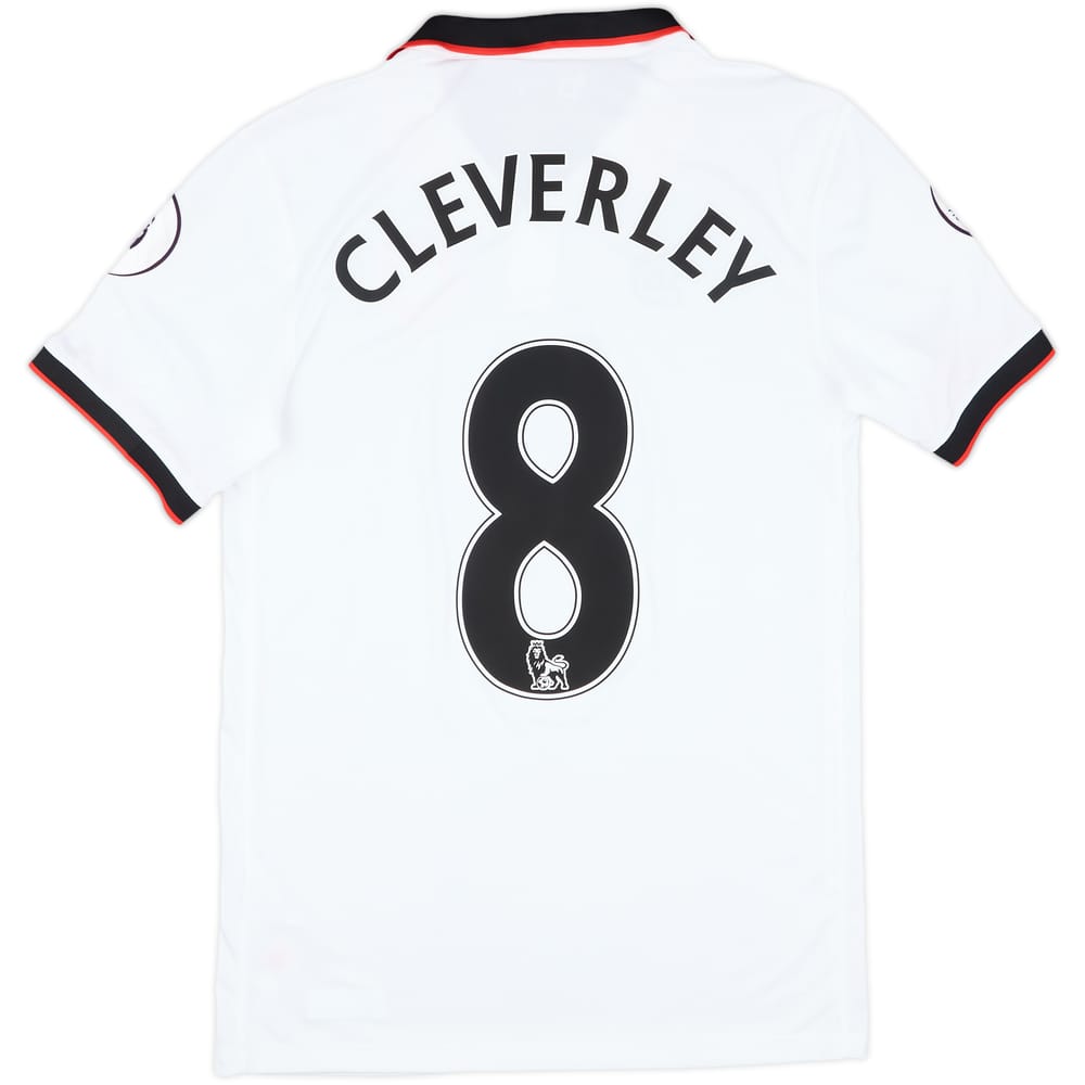 2016-17 Watford Match Issue Away Shirt Cleverley #8