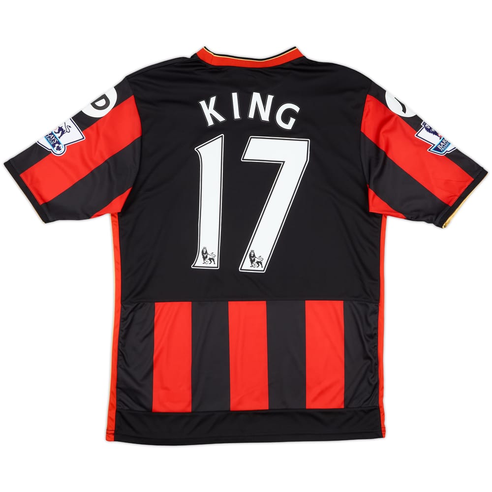 2015-16 Bournemouth Match Issue Home Shirt King #17