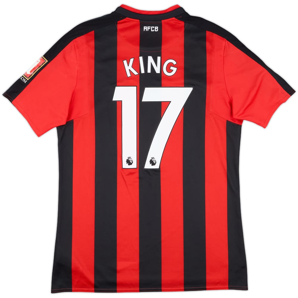 2017-18 Bournemouth Match Issue Home Shirt King #17