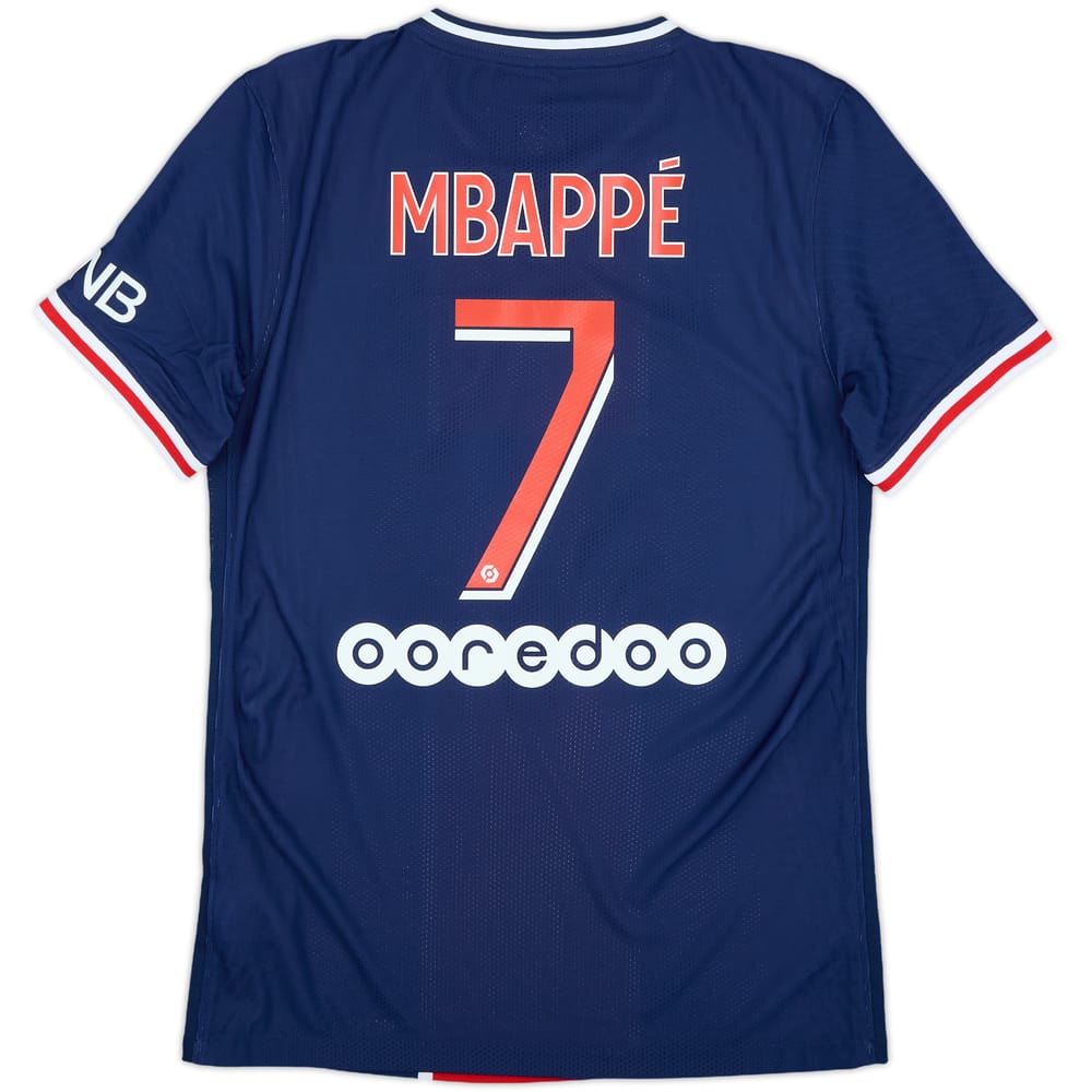 2020-21 Paris Saint-Germain Authentic Home Shirt Mbappe #7 (S)