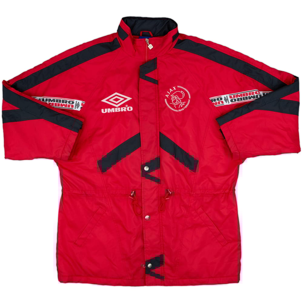 1994-95 Ajax Umbro Padded Bench Coat - 7/10 - (XXL)