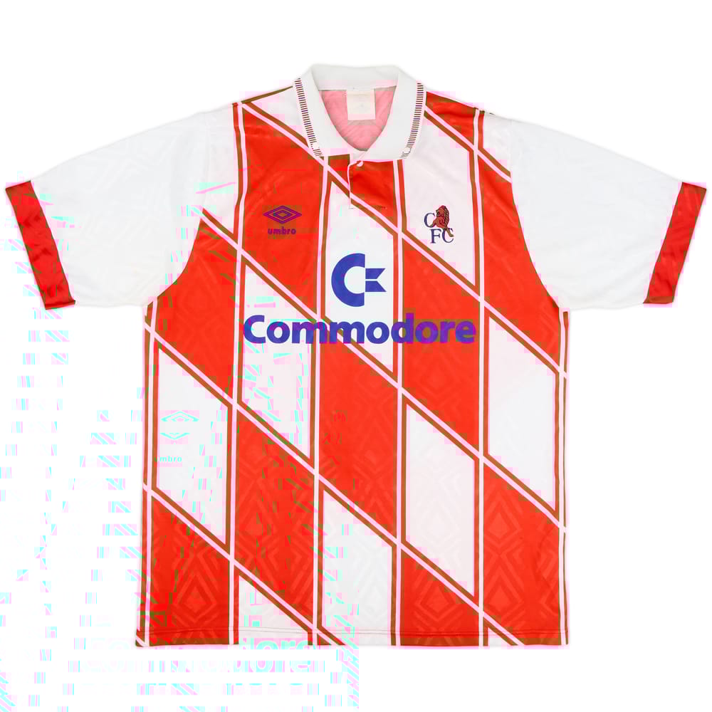 1990-92 Chelsea Away Shirt - 8/10 - (L)
