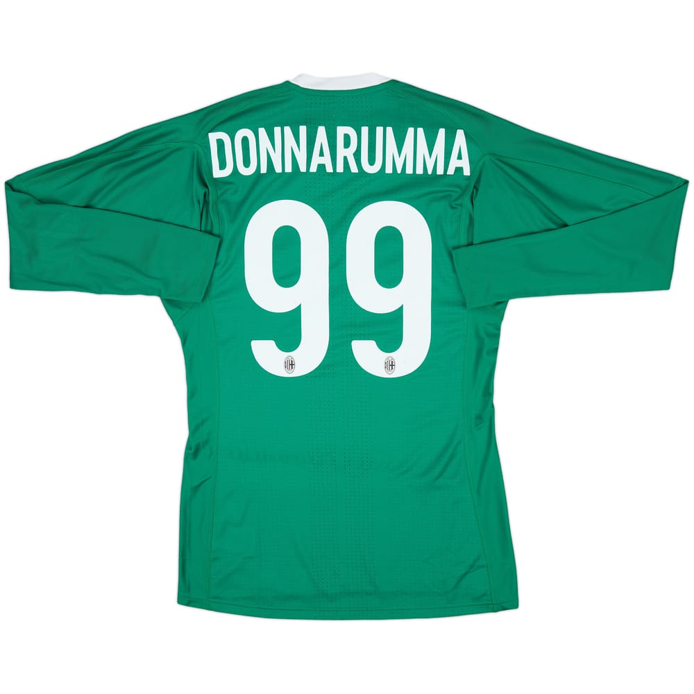 2017-18 AC Milan Player Issue GK Shirt Donnarumma #99 - 9/10 - (S)