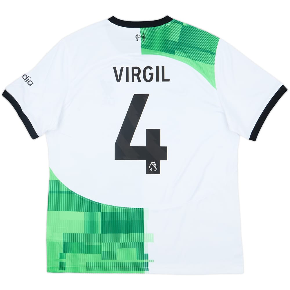 2023-24 Liverpool Away Shirt Virgil #4 - 6/10 - (S)