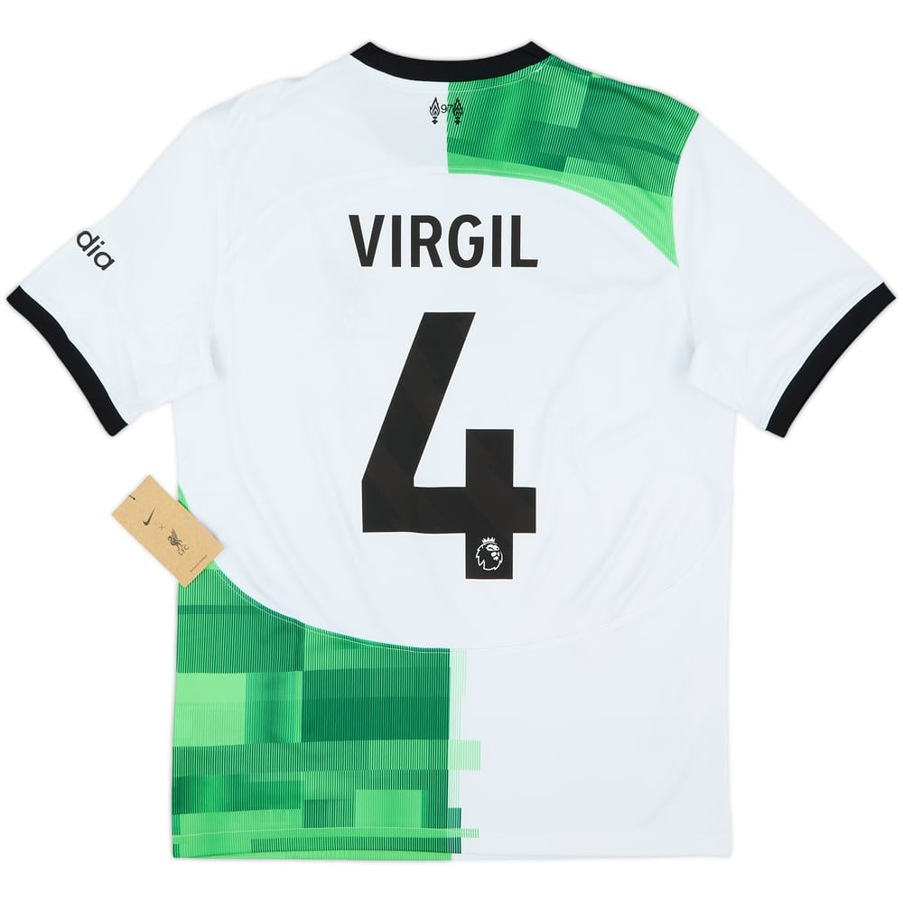 2023-24 Liverpool Away Shirt Virgil #4 (M)