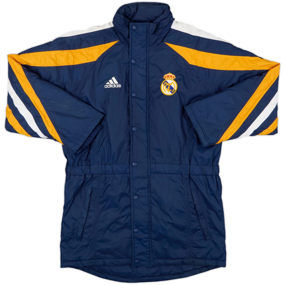 1998-99 Real Madrid adidas Padded Bench Coat - 9/10 - (S)
