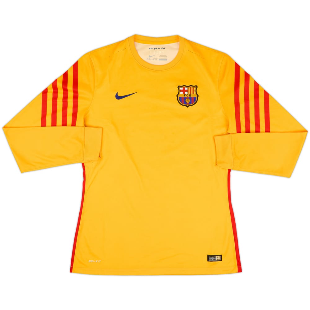 2015-16 Barcelona Player Issue GK Shirt - 8/10 - (L)